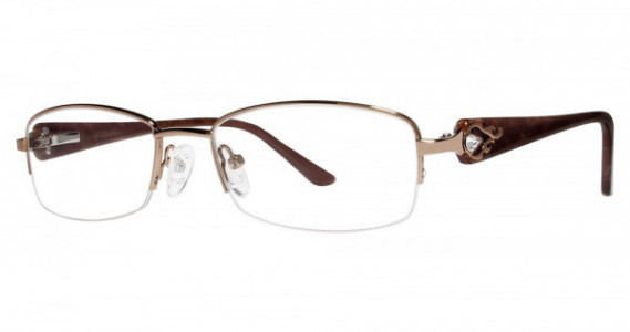 Genevieve MEMORABLE Eyeglasses, Brown
