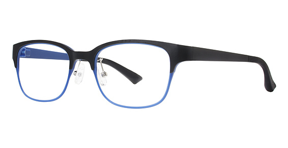 Modern Art A329 Eyeglasses, Matte Black/Blue