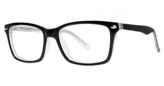 Modern Art A332 Eyeglasses, black/crystal