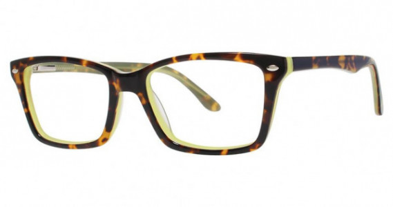 Modern Art A332 Eyeglasses, tortoise/green