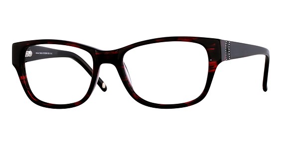 Adrienne Vittadini AV1106 Eyeglasses, DARK RED Dark Red