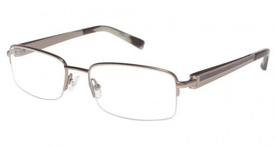 Tura T112 Eyeglasses, ALMOND GOLD/BRN CARBON FIBER (GLD)