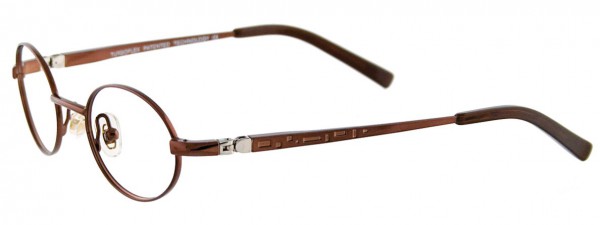 EasyClip EC261 Eyeglasses, SATIN CHOCOLATE