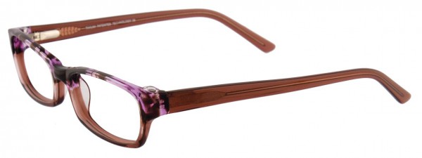 Takumi T9984 Eyeglasses, PURPLE TORTOISE AND CLEAR BROWN