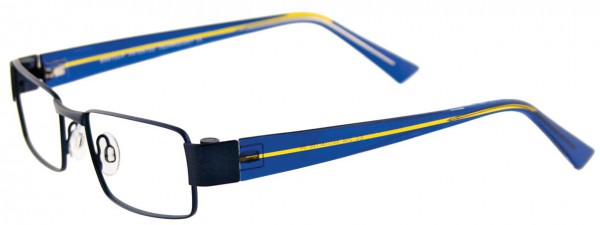 EasyClip EC258 Eyeglasses, SATIN DARK BLUE