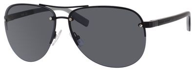 HUGO BOSS Black Boss 0497/P/S Sunglasses, 0ET2(AH) Matte Black