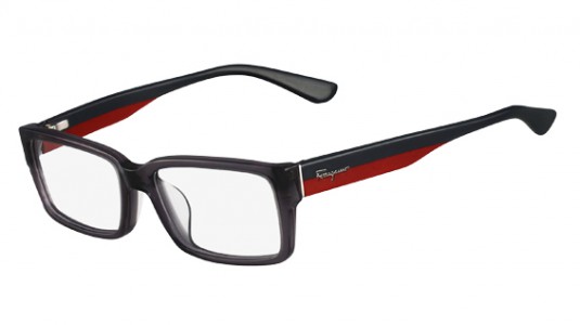 Ferragamo SF2624 Eyeglasses, 057 CRYSTAL GREY