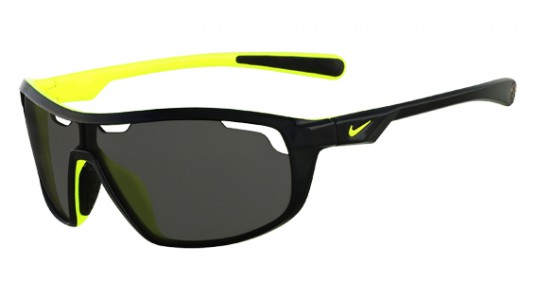 Nike ROAD MACHINE EV0704 Sunglasses, 070 BLACK/VOLTAGE/GREY LENS