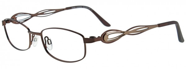 Takumi T9986 Eyeglasses, SATIN DARK BROWN