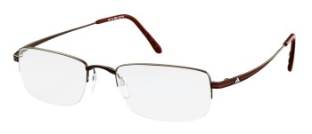adidas AF01 Shapelite Nylor Performance Steel Eyeglasses, 6052 brown matte