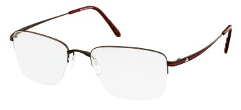 adidas AF02 Shapelite Nylor Performance Steel Eyeglasses, 6052 brown matte