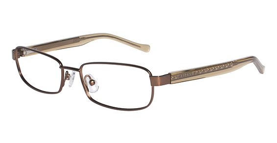 Lucky Brand Zipper Eyeglasses, BRO Brown