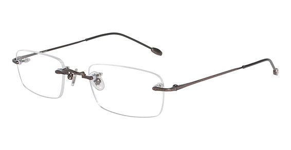 John Varvatos V142 Eyeglasses, BRO Brown