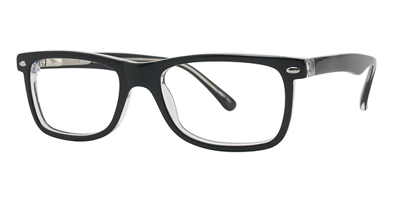 Revolution REV740 Eyeglasses, BKCR BLACK/CRYSTAL