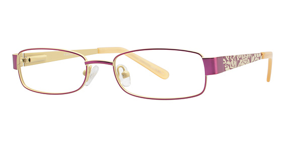 Alpha Viana 2525 Eyeglasses, C2 C2 Rose/Yellow