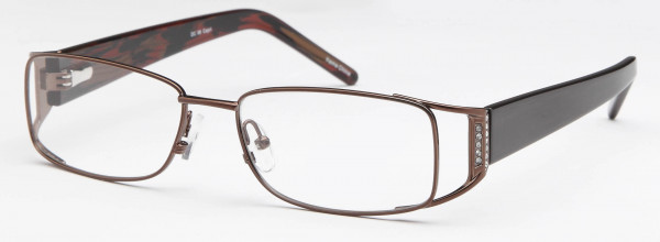 Di Caprio DC 96 Eyeglasses, Brown