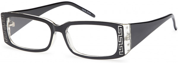 4U US 68 Eyeglasses, Black