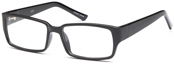 4U U 200 Eyeglasses, Black