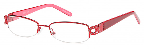 Di Caprio DC 72 Eyeglasses, Red