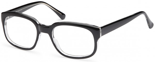 4U UM 74 Eyeglasses, Black