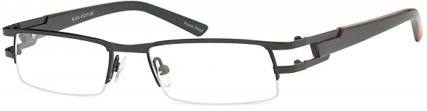 Di Caprio DC 86 Eyeglasses, Black