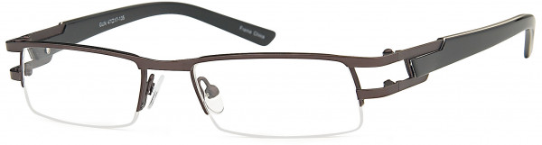 Di Caprio DC 86 Eyeglasses, Gunmetal