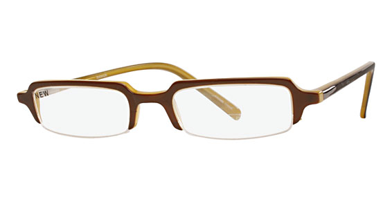 Capri Optics Banker Eyeglasses, Brown