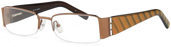 Di Caprio DC 53 Eyeglasses, Brown
