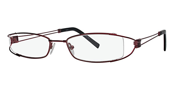 Flexure FX-24 Eyeglasses, Red (Clear)
