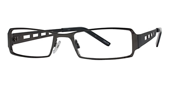 Di Caprio DC 52 Eyeglasses, Gunmetal (Clear)