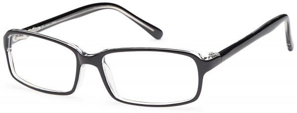 4U U 39 Eyeglasses, Black