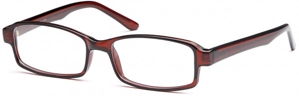 4U U 34 Eyeglasses, Brown