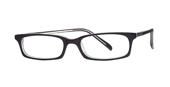 Capri Optics Trader Eyeglasses, Black