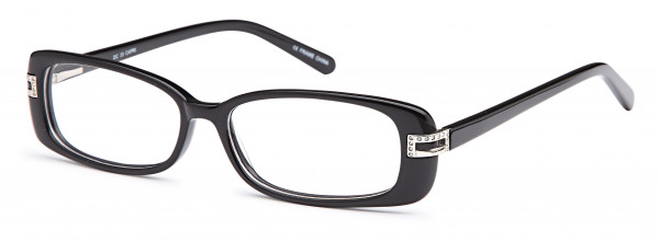 Di Caprio DC 33 Eyeglasses, Black