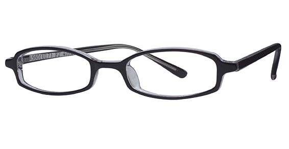 4U U-17 Eyeglasses, Black Crystal