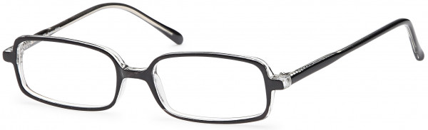 4U U 28 Eyeglasses, Black