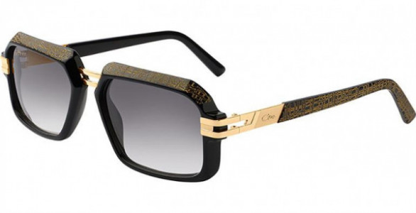 Cazal CAZAL 6004/3 Sunglasses, 100 BLACK-GOLD