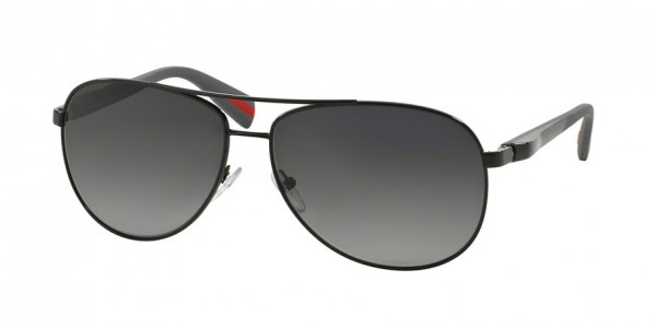 Prada Linea Rossa PS 51OS NETEX COLLECTION Sunglasses, 7AX5W1 BLACK (BLACK)