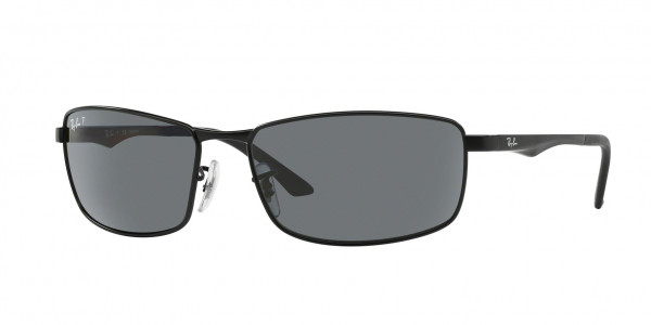Ray-Ban RB3498 N/A Sunglasses, 006/81 MATTE BLACK GREY (BLACK)