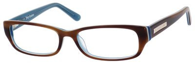 Juicy Couture Ju 125 Eyeglasses, 01PR(00) Havana Blue