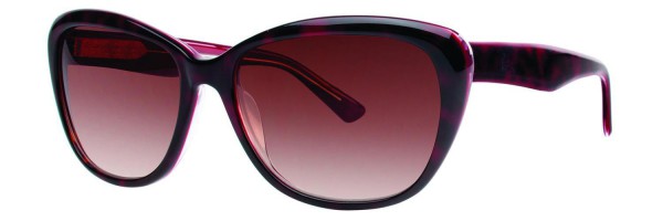 Vera Wang V400 Sunglasses, Burgundy Tortoise