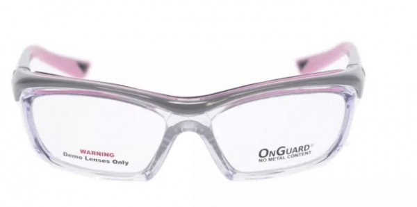 Hilco OnGuard OG220S WITH DUST DAM Safety Eyewear, Grey/Pink