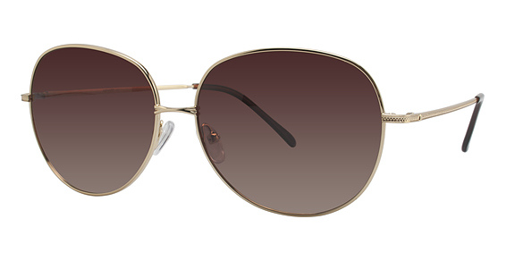 Menizzi MS09 Sunglasses, Brown/Gold