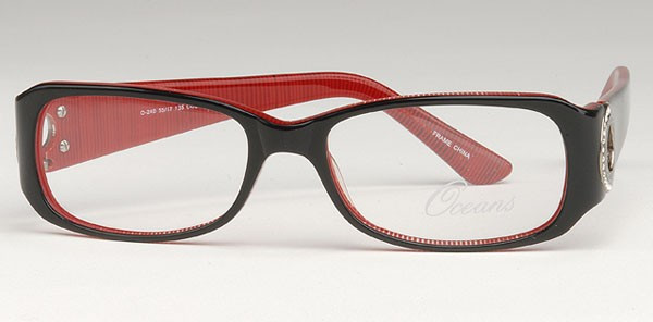 Ocean Optical O-240 Eyeglasses, 1-Black/White