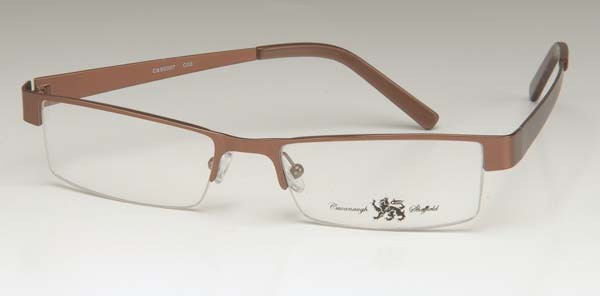 Cavanaugh & Sheffield CS5007 Eyeglasses, 3-Satin Brown
