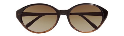 Ellen Tracy SARANDA Sunglasses, Black Brown Fade