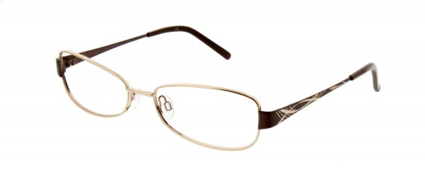 ClearVision PAMELA Eyeglasses, Gold