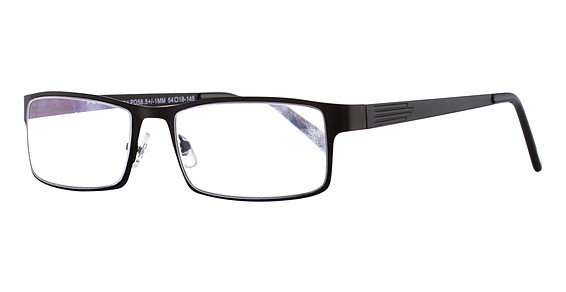 FGX Optical Salem Eyeglasses, MATTE BLACK Matte Black