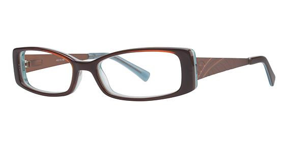 K-12 by Avalon 4077 Eyeglasses, Chocolate/Turq