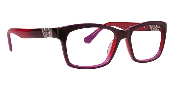 XOXO It Girl Eyeglasses, PLRD Purple Red